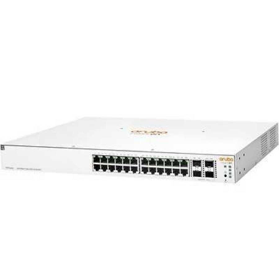 Ethernet Switches * | Ethernet Switches Aruba Instant On 1930 Jl684A#Aba 24-Port Gb Ethernet 24Xge Poe (370W), 4X 1G/10G Sfp+, L2+ Smart Switch Us Cord