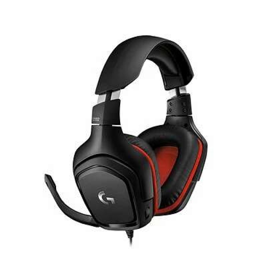 Headsets * | Gaming Headsets Logitech G Series G332 Wired Over-The-Ear Gaming Headset, Black/Red (981-000755)