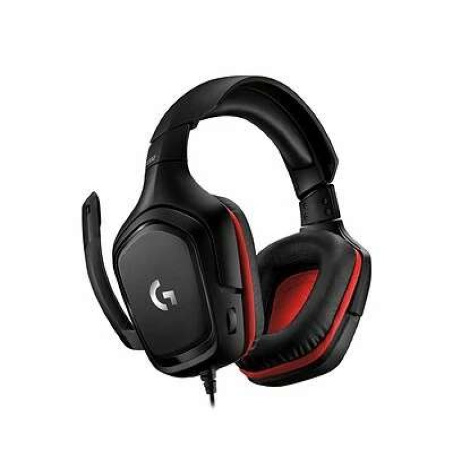 Headsets * | Gaming Headsets Logitech G Series G332 Wired Over-The-Ear Gaming Headset, Black/Red (981-000755)