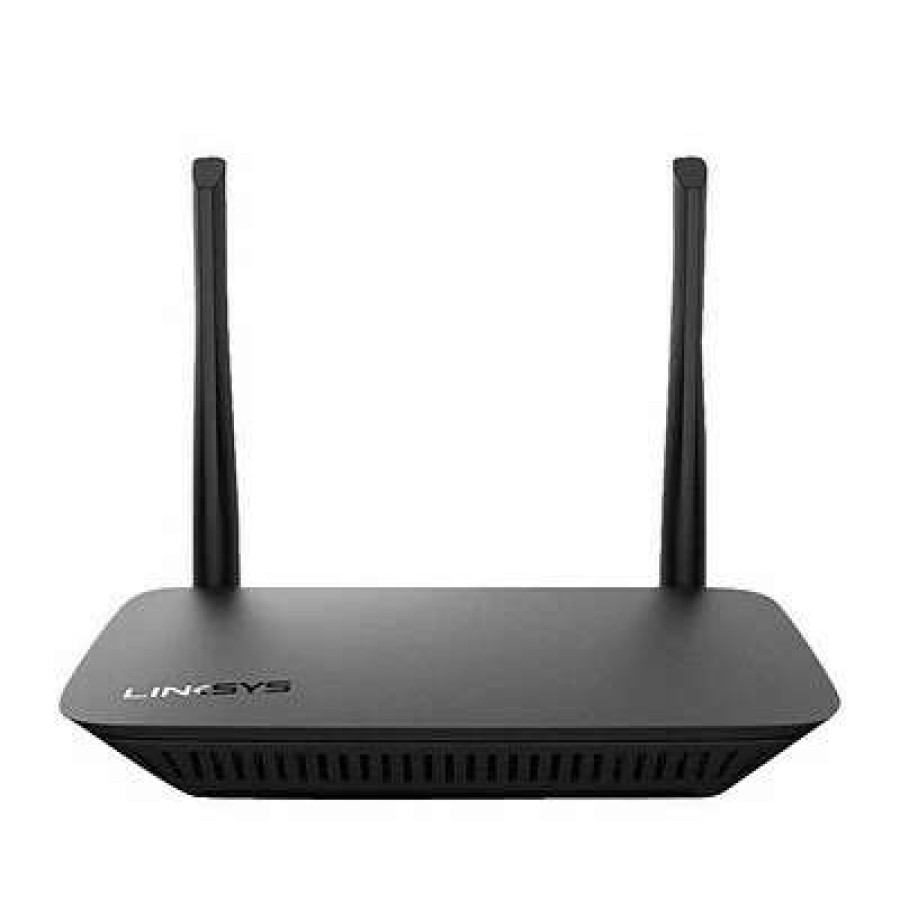 Wireless Routers * | Wireless Routers Linksys Specforge.Transformer.Bumblebe Dual Band Wireless And Ethernet Router, Black (E5400)