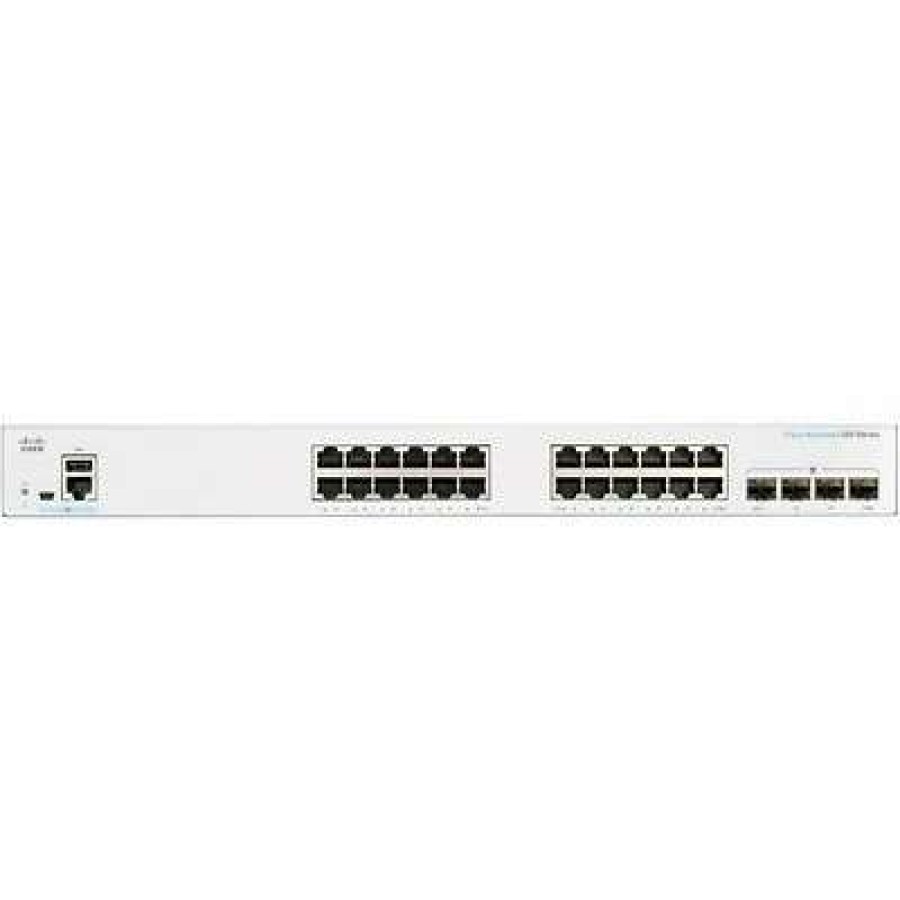 Ethernet Switches * | Ethernet Switches Cisco 250 Cbs250-24Pp-4G-Na 24 Ports Gigabit Ethernet Rack Mountable Switch