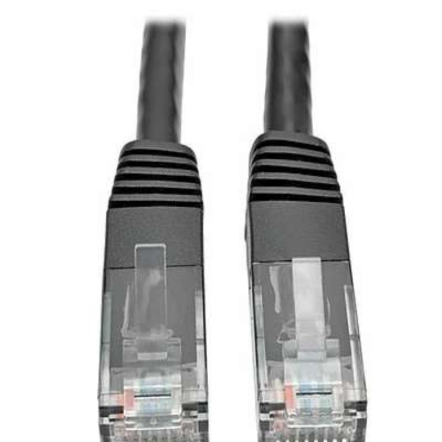 Networking Accessories * | Networking Accessories Tripp Lite N200-007-Bk 7 Black Rj-45 To Rj-45 Male/Male Cat6 Gigabit Molded Patch Cable