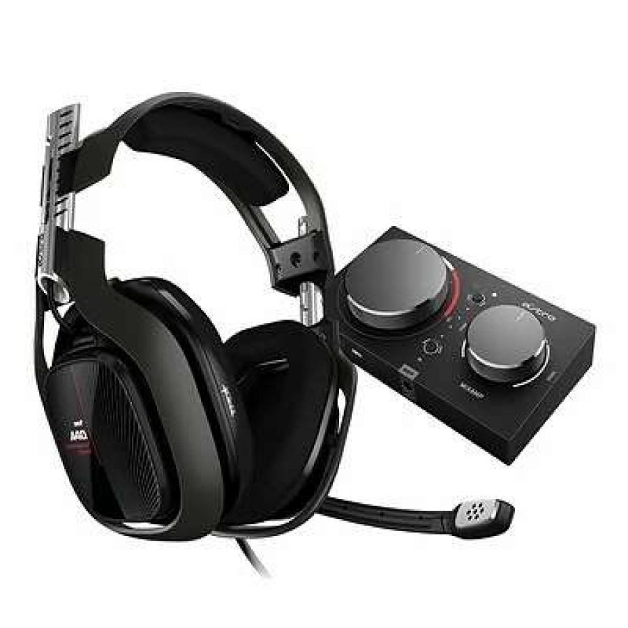 Headsets * | Logitech Gaming Headsets Astro A40 Tr + Mixamp Pro Tr 939-001658 Wired Over-The-Head Gaming Headset, Black