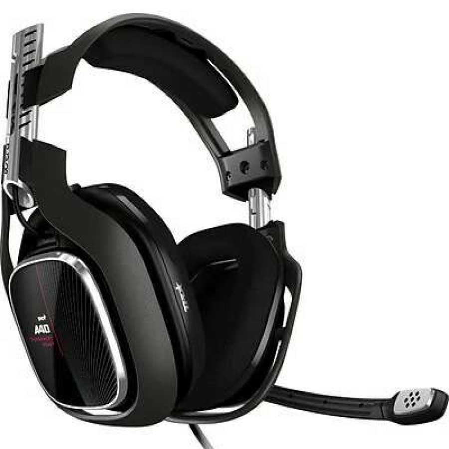 Headsets * | Logitech Gaming Headsets Astro A40 Tr + Mixamp Pro Tr 939-001658 Wired Over-The-Head Gaming Headset, Black